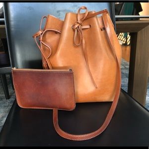 Large Mansur Gavriel Bucket Bag